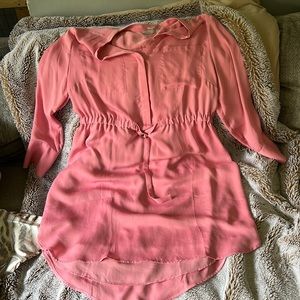 Pink H&M dress worn once size XL